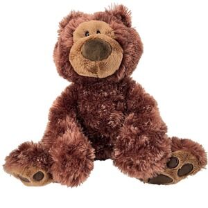 GUND Philbin Brown Teddy Bear 12" Plush Stuffed Animal Toy Plushie Stuffie